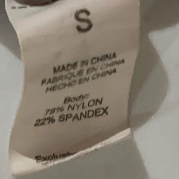 Qinsen Size Small Gray Long Sleeve Bodysuit 78% Nylon / 22% Spandex Stretch suit - Picture 2 of 5